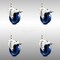 Service Caster 4 Inch 316SS Solid Polyurethane Wheel Swivel 10mm Stem Caster Set Lock Brake SCC-SS316TSTTL20S414-SPUS-M1015-4 - alternate 1